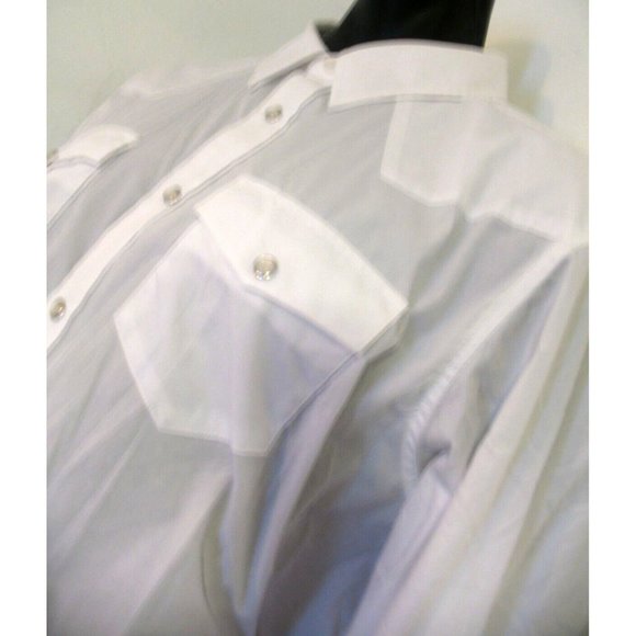 Gibson Trading Company Pearl Snap Button Front Shirt Men's 2XL White Western - Picture 7 of 10
